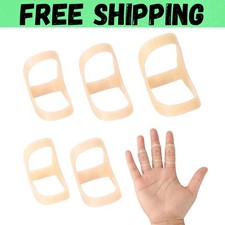 Oval Finger Splints, 5PCS Oval Trigger Finger Splint for Size 6,7,8,9,10