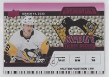 2022-23 Upper Deck Credentials Horizontal Pink 42/49 Valtteri Puustinen #118 f0l