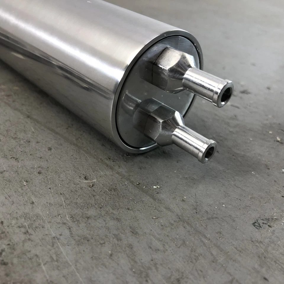 1955-59 Chevy Truck 13" Billet Radiador de Alumínio Overflow Puke Tank powr-pak C/K - Imagem 2 de 4