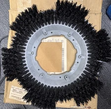 TOUGH GUY 1MEP2 11" Base / 12" Bristles ROUND Nylon Scrubbing Rotary Brush Photo