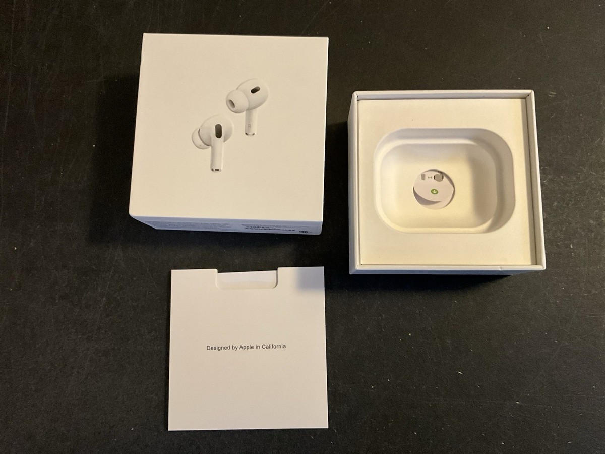 Original Apple AirPods Pro 2nd Gen Box + Manual Only - MQD83AM/A