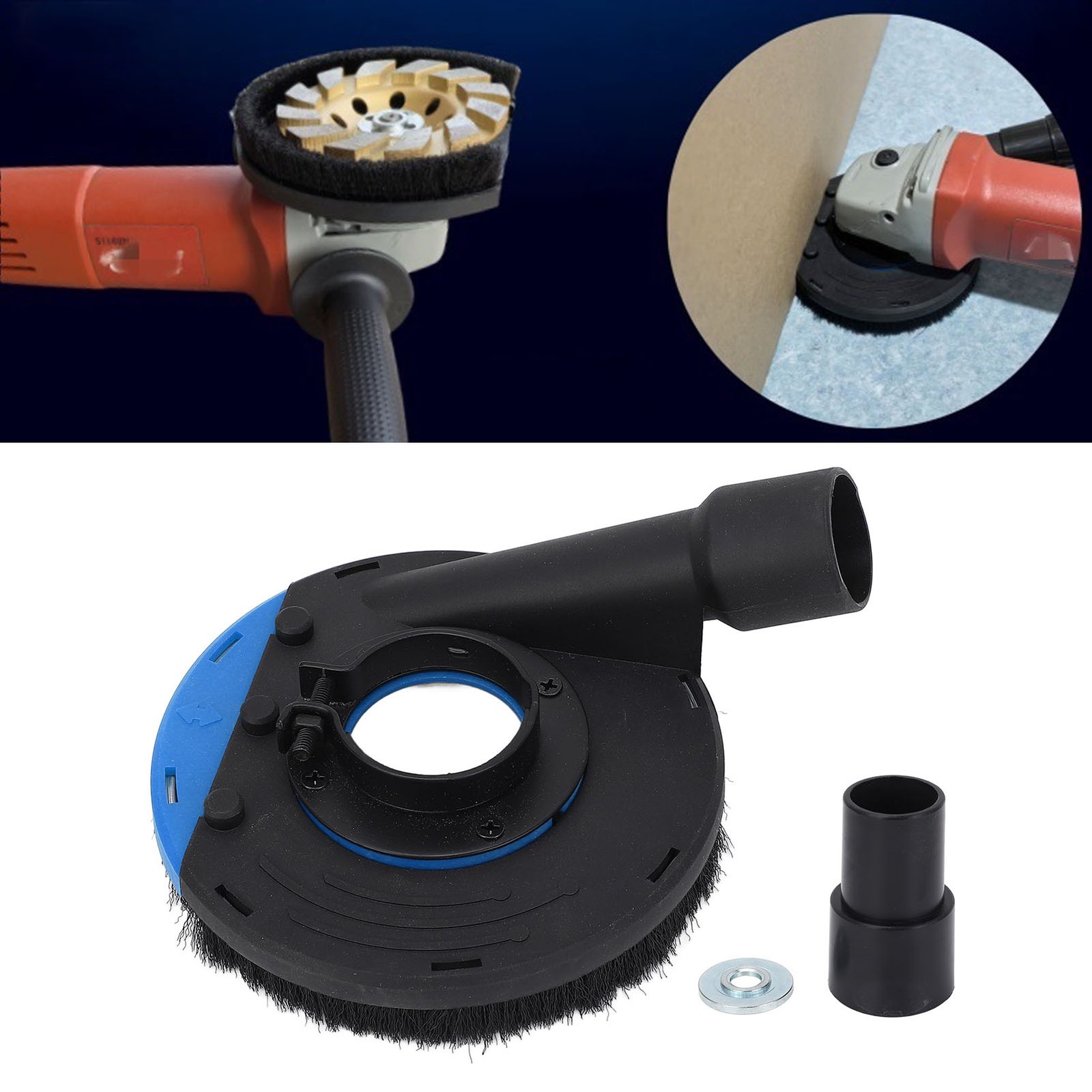 4 Inch Angle Grinder Grinding Dust Shroud Efficient Filtration Grinding Dust