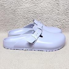 Birkenstock Boston EVA Mens Size 9 Slip On Mule Clogs Shoes Dusty Blue Comfort