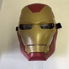 Hasbro Marvel Avengers Iron Man Kids Costume Plastic Face Mask Toy -Non-function