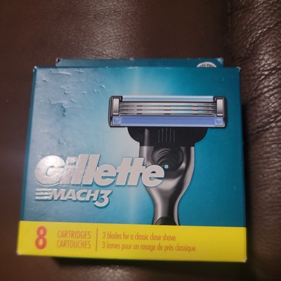 Gillette Mach3 Razor Blade Refills, 8 Cartridges