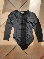 Body Langarm schwarz Gr. S 38  Damen Ballett Tanz Training elegant Kostüm chic