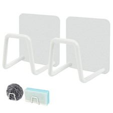 Sponge Holder for Kitchen Sink Strong Adhesive Stainless Steel, Waterproof