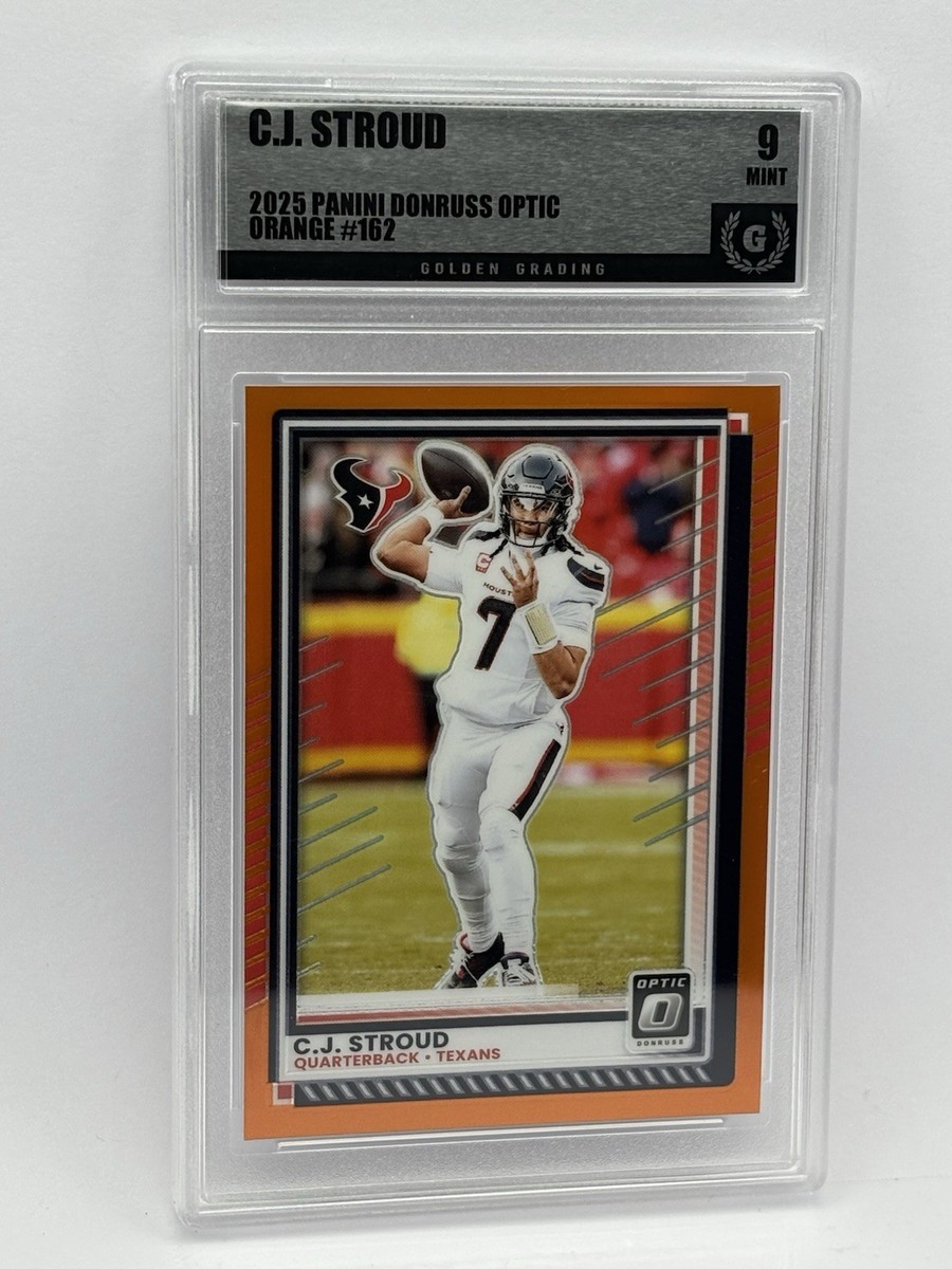 2025 Panini Donruss Optic - C.J. Stroud #162 Orange Prizm /299 for