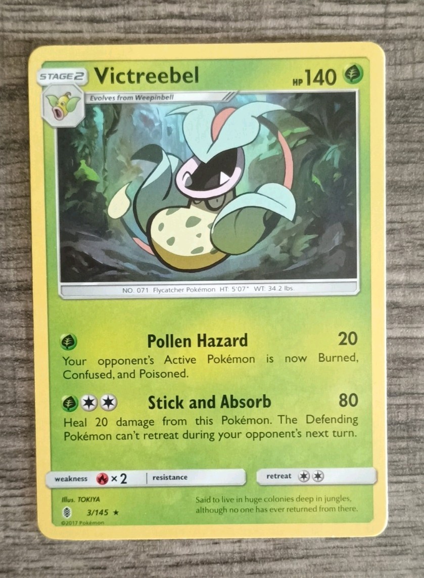 Victreebel # 3/145 Guardians Rising Set Pokemon Trading Cards TCG Rares NM/MINT