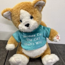 Singing and Moving Plush Cat By Pbc International Works Great 