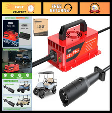 48V 15A Golf Cart Battery Charger for Club Car DS Precedent - Fast Charging, D