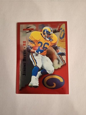 1995 Score Jerome Bettis Red Siege #19 St. Louis Rams and Steeler Football