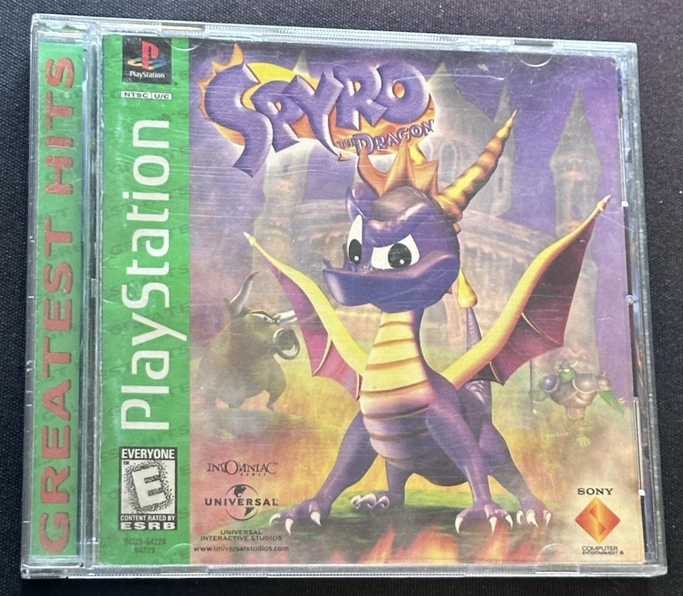 Jeux vidéo pour Sony PlayStation 1 Spyro the Dragon Jeux vidéo pour Sony PlayStation 1 Spyro the Dragon