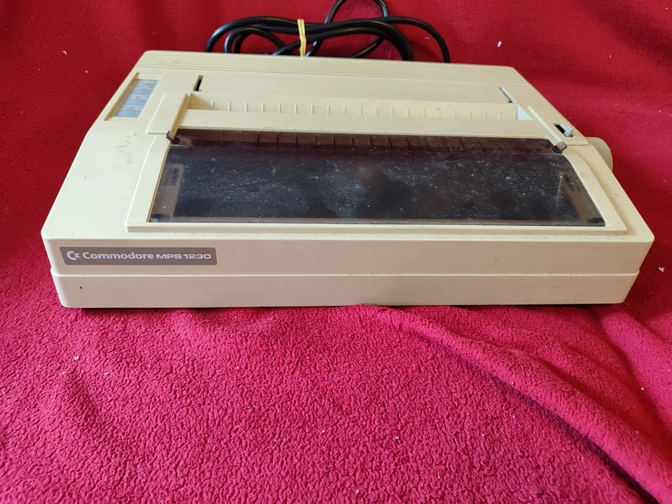 Drucker Commodore MPS 1230 mit Traktor - Bild 4 von 4