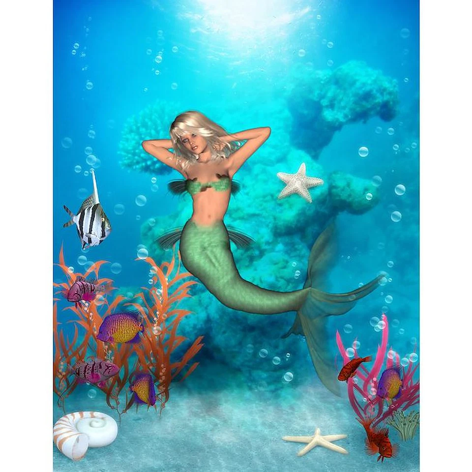 Cortina de ducha CafePress Best Seller Merrow Mermaid (993528993) Foto 2 de 3