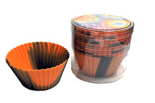 36pc Pack Silicone Baking Cup Reusable Medium Non-Stick Cake Molds Set USA made