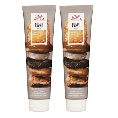 Wella Color Fresh Mask 2 x 150 ml Tönungsmaske Farbmaske Golden Gloss Set