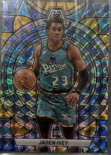 2022 PANINI MOSAIC JADEN IVEY STAINED GLASS SSP CASE HIT