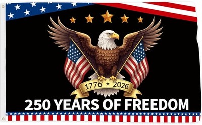 250 Anniversary Flag 3x5 Ft American Flag Eagle 1776-2026 250 Years of F