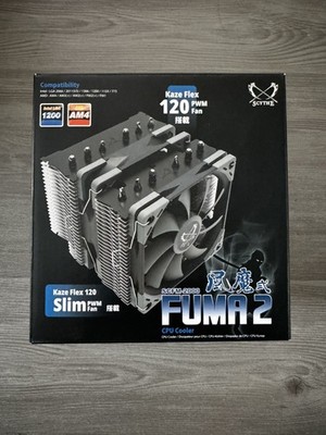 Scythe Fuma 2 CPU Rev. B Air Cooler, Intel LGA1200, AMD AM4/Ryzen, 120mm Dual