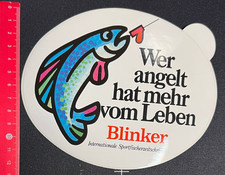 Blinker Int. Sportfischerzeitschrift / Aufkleber/Sticker /050617124