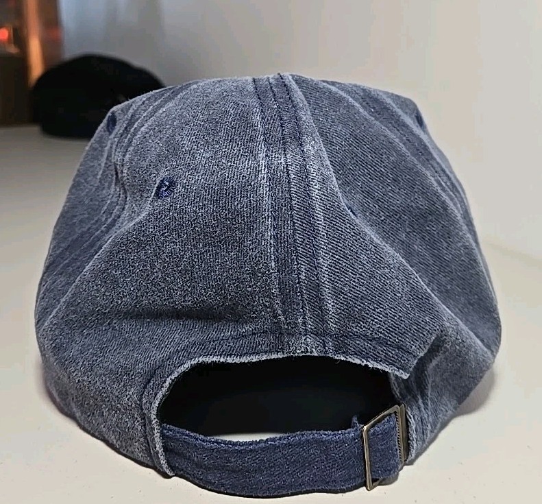 Captains Blue Adjustable Strap Baseball Style Hat - image 2