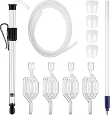 Siphon for Wine Making, Siphon Pump with 6 Feet of Tubing, Bottling Wand, Clamp,