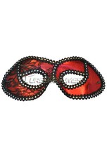 Brand New Mardi Gras Mysterious Lace Masquerade Eye Mask Red
