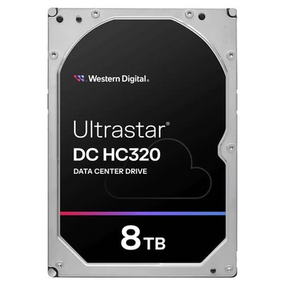 WD 8TB 256MB 7200 RPM Ultrastar DC HC320 SATA3 HDD 3.5'' 0B36404