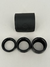 Vntg Asahi Pentax Extension Tube Ring Set Number 1, 2 3