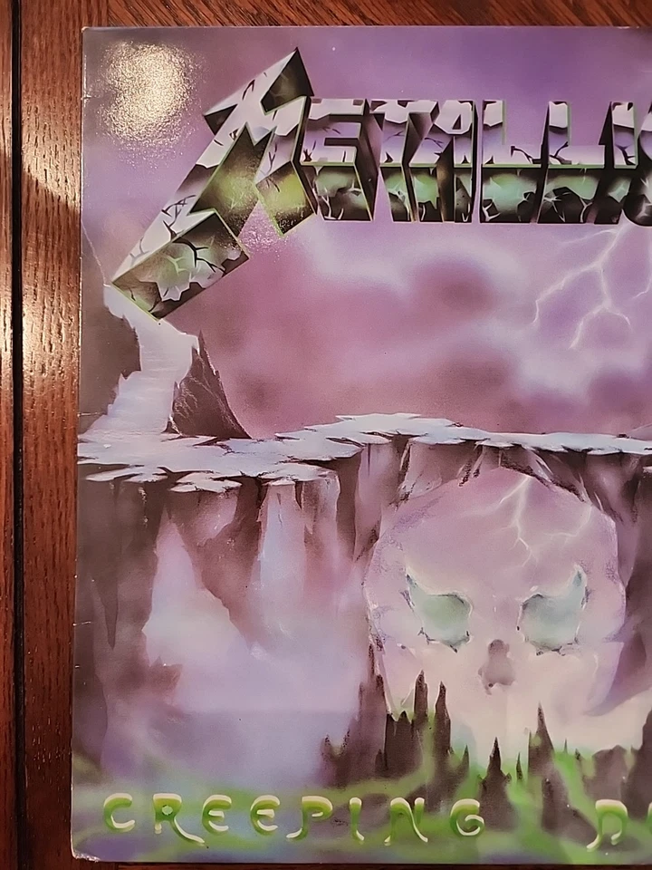 Metallica  Vinyl  Blue Creeping Death  1984 Rare - Image 3 of 4