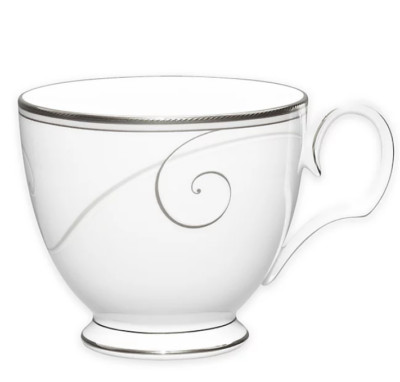 Noritake 7 oz Platinum Wave Cup G16122