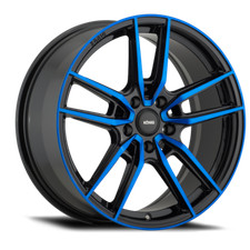 Konig My8850843f Myth 18x8 5x108 43 Gloss Black Blue Tinted Clearcoat Wheel Konig My8850843f Myth 18x8 5x108 43 Gloss Black Blue Tinted Clearcoat Wheel