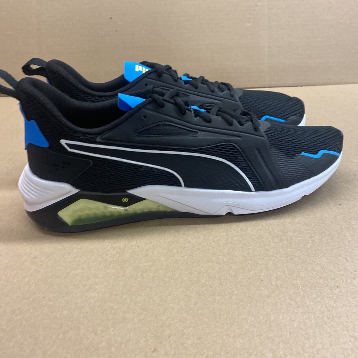 Puma‎ Method Running Shoes Men\'s 12 Athletic Black White Blue LQDCELL #193685-04 Size 12 - Puma LQDCELL Method Black Energy Blue for sale  main image 3