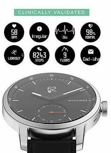 Withings ScanWatch w/Rolex Oyster STYLE Bracelet 42 mm BK *EBAY Exclusive bundle - Picture 2 of 7