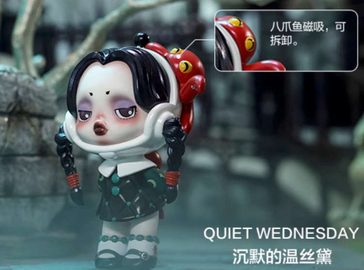 POP MART Skullpanda X The Addams Family Serie Blind Box Confirmed