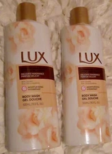 2 X LUX *JASMINE SILK EFFECT* BODY WASH Ea: 16.9 FL OZ 500mL WITH GLYCERIN