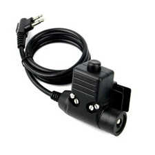 U94 PTT Cable Adaptor For Motorola For Z tactical Bowman Elite II Radio Headset 