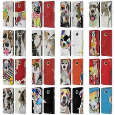 OFFICIAL MICHEL KECK DOGS 2 LEATHER BOOK WALLET CASE COVER FOR MOTOROLA PHONES