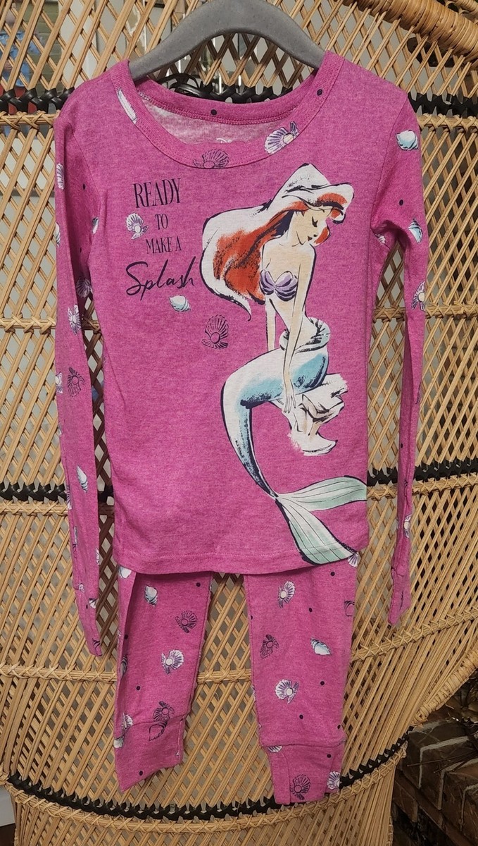 Pink Little Mermaid Pyjamas Womens Stitch Little Mermaid Pajamas