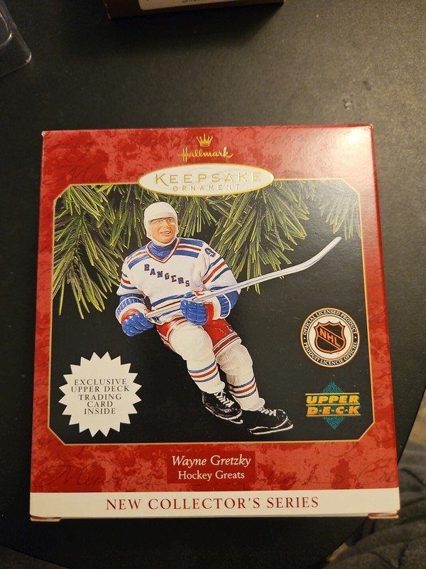 1997 Wayne Gretzky Hockey Greats # 1 Hallmark Ornament New York Rangers 