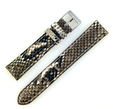 CINTURINO MORELLATO VERO PITONE 16MM GRIGIO/BIANCO/NERO!!