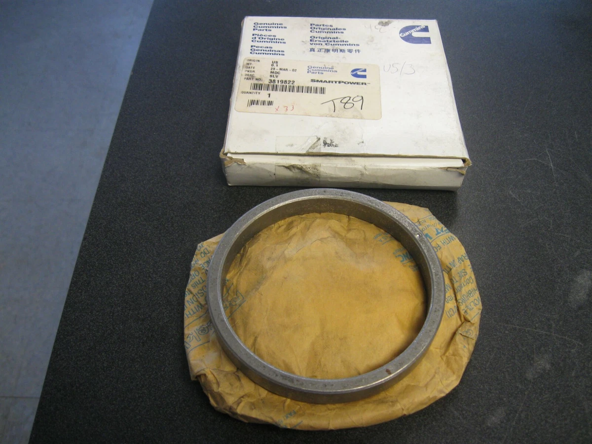 CUMMINS REAR MAIN OIL SLEEVE PART NUMBER 3819822 JA19 | eBay 