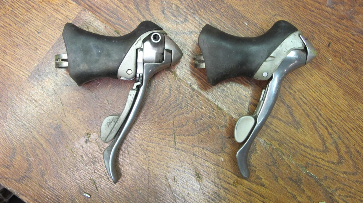 VINTAGE SHIMANO ULTEGRA ST 6500 9 SPEED STI SHIFTER BRAKE LEVER SET