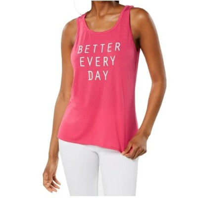 Ideology Womens XXL Watermelon Pop Better Every Day Printed Tank Top NWT AH80