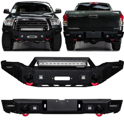 Vijay For 2007-2013 Tundra Fornt and Rear Bumper w/9xLED Lights