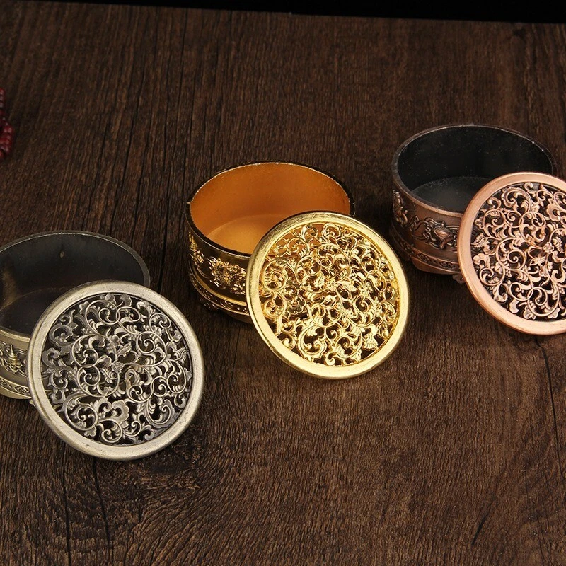 Queimador de incenso Buda liga de zinco templo bobina de sândalo suporte de incenso - Imagem 4 de 4