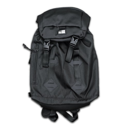 Black Rucksack Clip Top Backpack Bag 