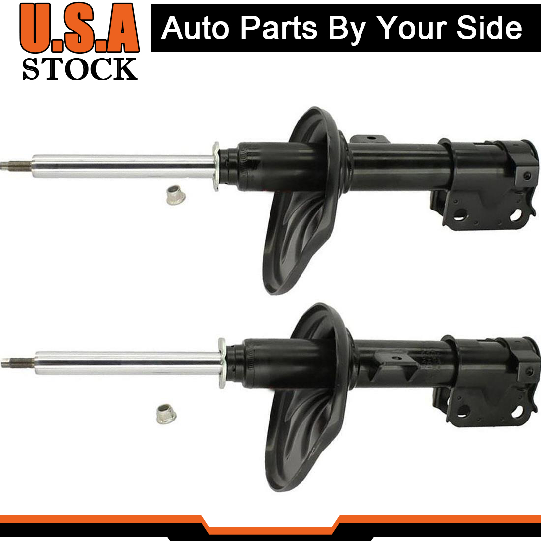 2 KYB Left+Right Front Struts Shocks Absorber Dampers Inserts Set for Mitsubishi