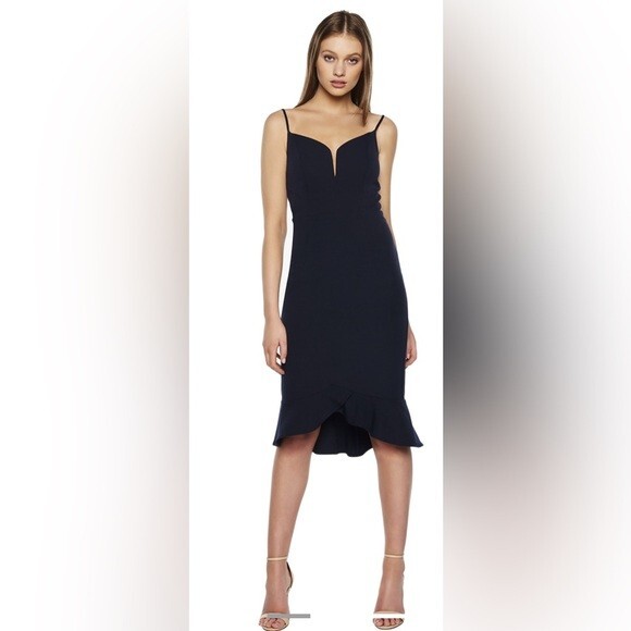 open lace back dress Long Dress Kristen | Pink | L main image 1